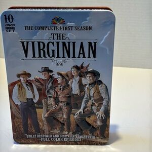 The Virginian The Complete First Season 10 DVD Set in Metal Tin
